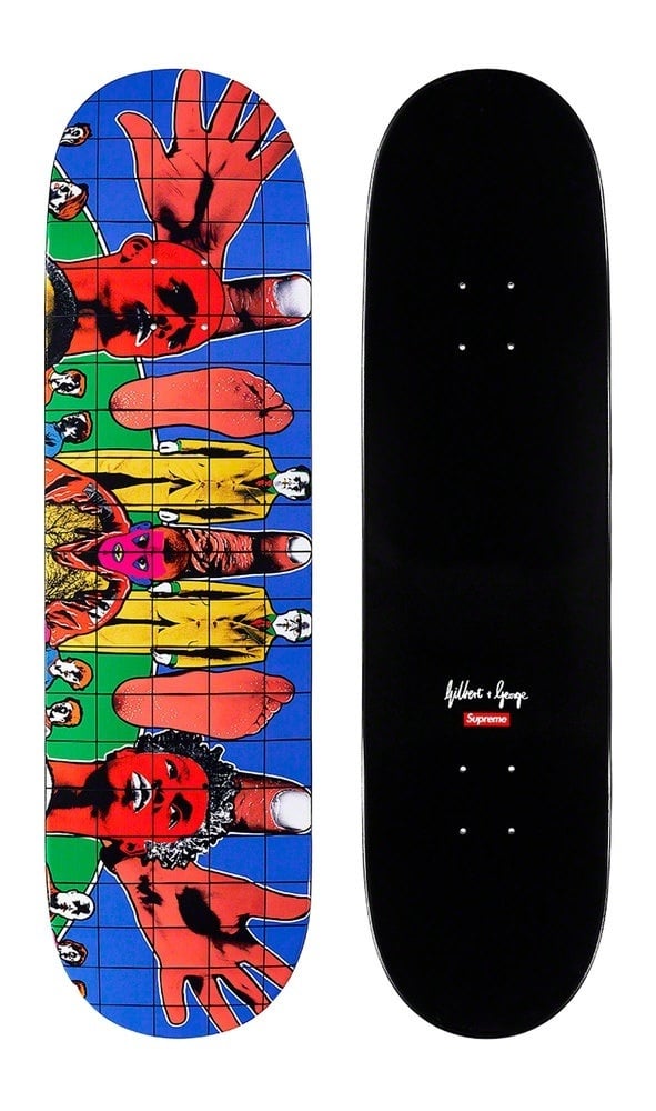 Gilbert & George/Supreme DEATH AFTER LIFE Skateboard